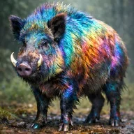 IridiscentBoar